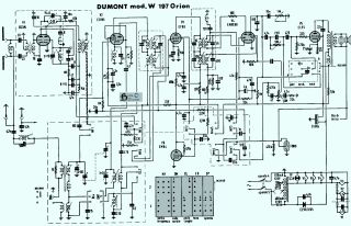 Dumont Orion schematic circuit diagram